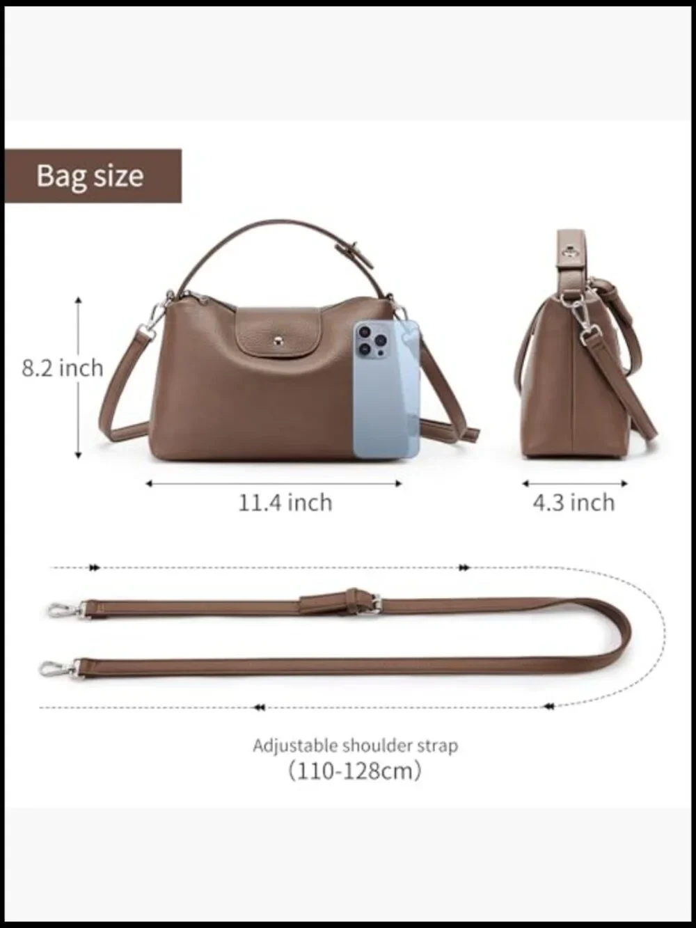 Soft Vegan Leather Hobo Bag Crossbody Satchel with Top Handle Y2K Style